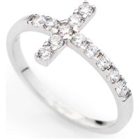 Anello Amen Donna Croce in Argento Zirconia ACOBB-10 - ACOBB-10